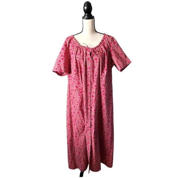 Liz Claiborne Dresses & Skirts - Elisabeth by Liz Claiborne Vintage Floral Prairie Dress W/Button Front Size 16
